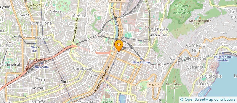 localisation de l'entreprise LA VITA'S à NICE