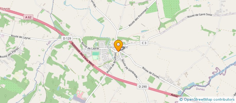 localisation de l'entreprise LA VITRINE DE TRISTAN  CAUDECOSTE