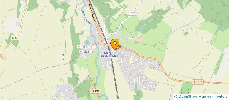 localisation de l'entreprise LA VITRINE DU DEVELOPPEMENT DURABLE  MAREIL-SUR-MAULDRE