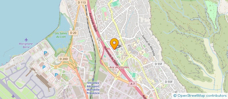 localisation de l'entreprise LA VITROLLAISE à VITROLLES