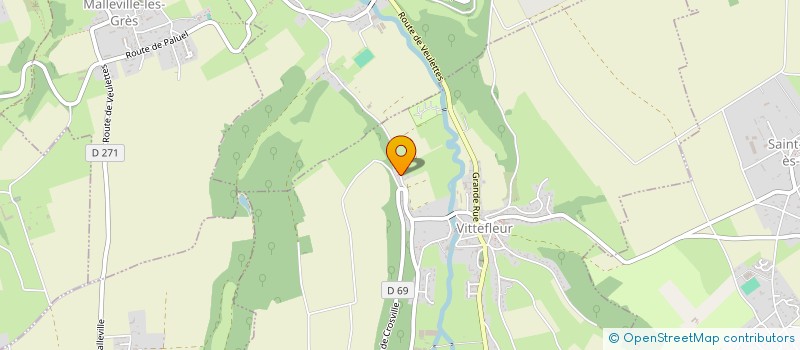 localisation de l'entreprise LA VITTEFLEURAISE  VITTEFLEUR