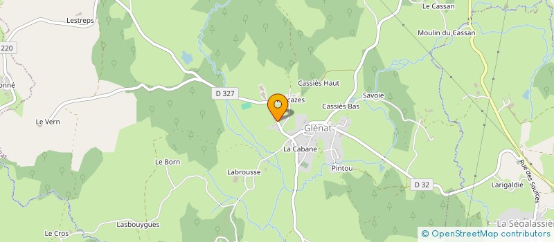 localisation de l'entreprise LA VIVA DECO à LAROQUEBROU