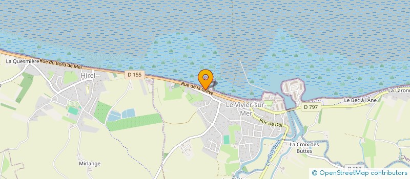 localisation de l'entreprise LA VIVIERE à LE VIVIER-SUR-MER