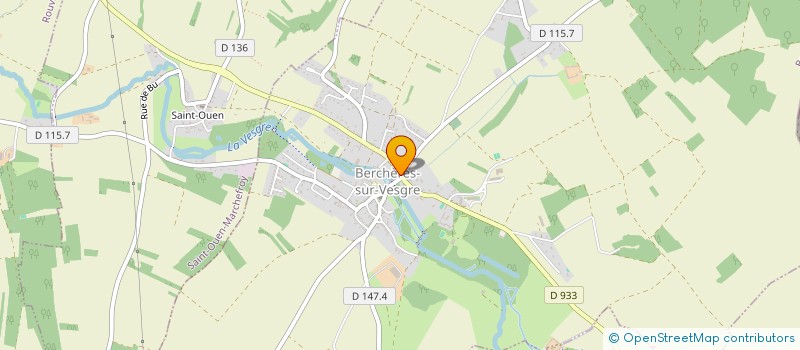localisation de l'entreprise LA VIZANTIA à BERCHERES-SUR-VESGRE