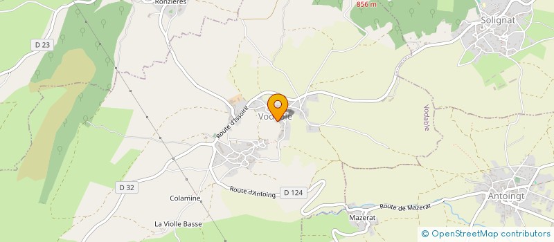 localisation de l'entreprise LA VODABLOISE  VODABLE