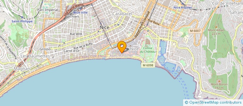localisation de l'entreprise LA VOGLIA à NICE