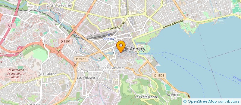 localisation de l'entreprise LA VOGLIA à ANNECY
