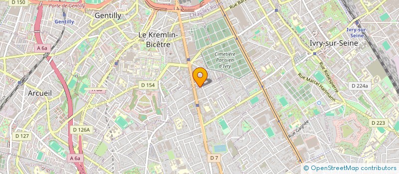 localisation de l'entreprise LA VOGUE BOUTIQUE à VILLEJUIF