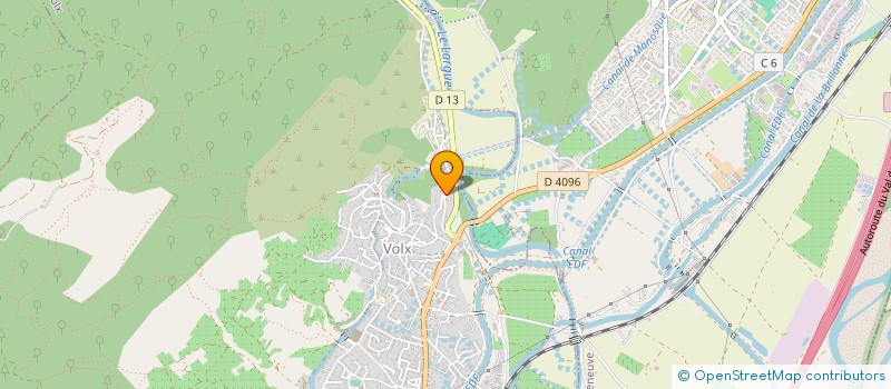 localisation de l'entreprise LA VOIE à VOLX