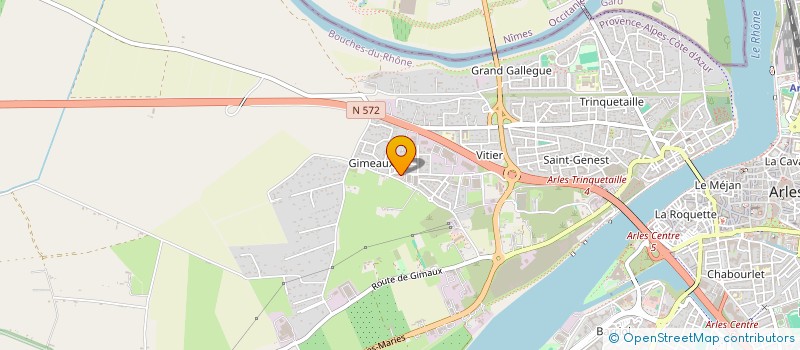 localisation de l'entreprise LA VOIE à ARLES
