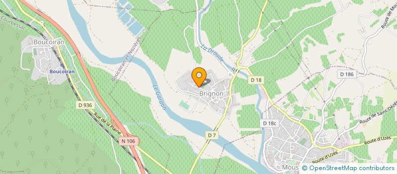 localisation de l'entreprise LA VOIE CREATIVE à BRIGNON