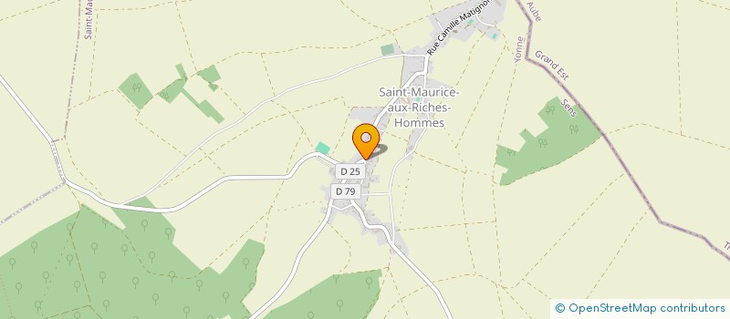 localisation de l'entreprise LA VOIE CRETOISE à SAINT-MAURICE-AUX-RICHES-HOMMES