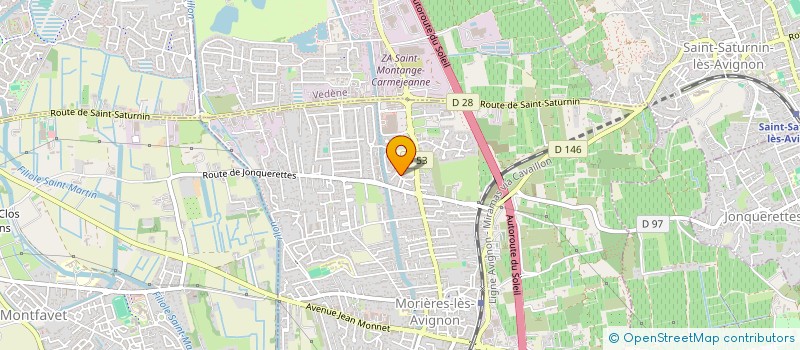 localisation de l'entreprise LA VOIE DE L'AMOUR  MORIERES-LES-AVIGNON