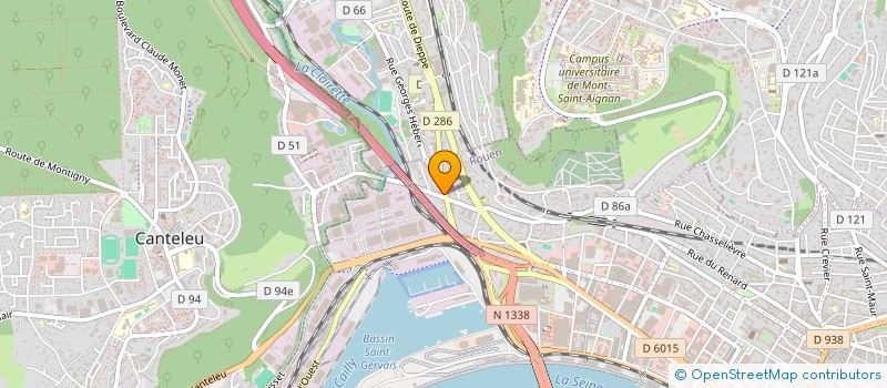 localisation de l'entreprise LA VOIE DE L'ENTREPRENEURIAT à ROUEN