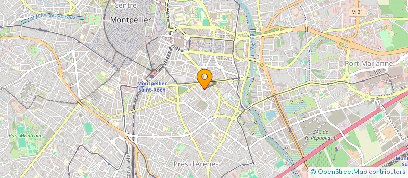 localisation de l'entreprise LA VOIE DE LA FORMATION à MONTPELLIER