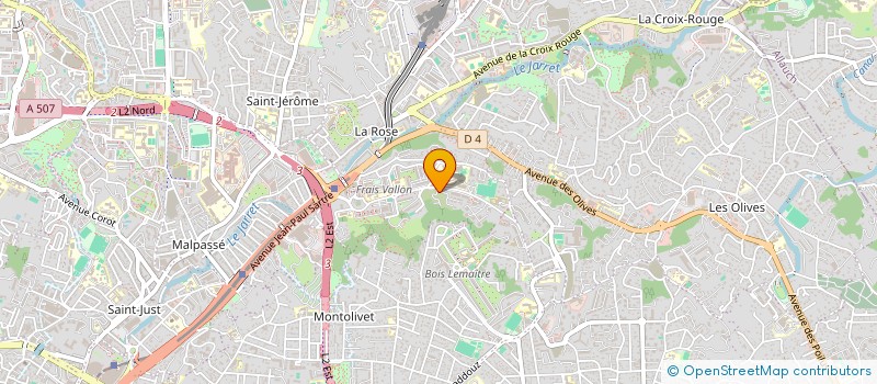 localisation de l'entreprise LA VOIE DE LA JEUNESSE AFRICAINE  MARSEILLE