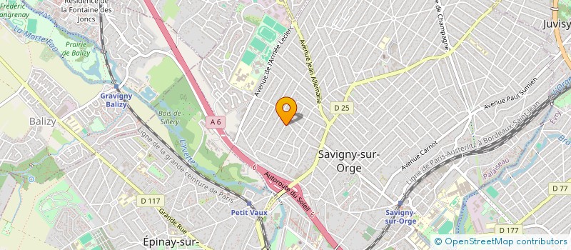 localisation de l'entreprise LA VOIE DE LA REUSSITE à SAVIGNY-SUR-ORGE