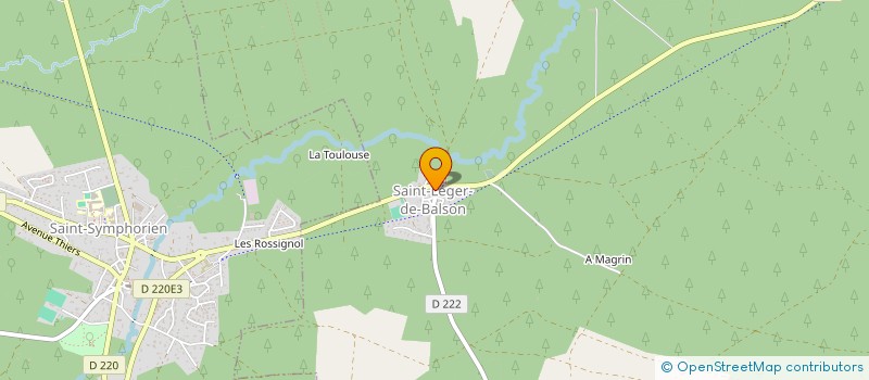 localisation de l'entreprise LA VOIE DE LOURDES  ORIGNE