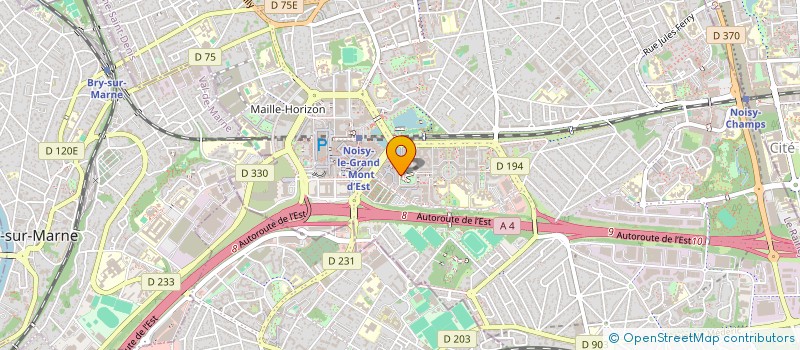 localisation de l'entreprise LA VOIE DE NAHK  NOISY-LE-GRAND