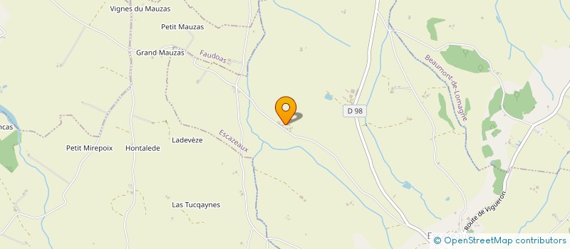 localisation de l'entreprise LA VOIE DES CHAMPS  AUTERIVE