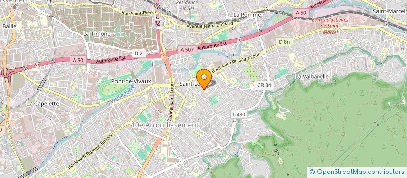 localisation de l'entreprise LA VOIE DES ELFES à MARSEILLE