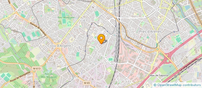 localisation de l'entreprise LA VOIE DES FLEURS à MONTPELLIER