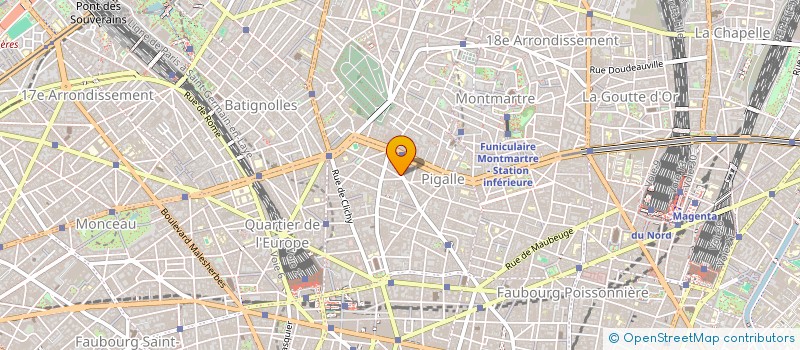 localisation de l'entreprise LA VOIE DIX  PARIS