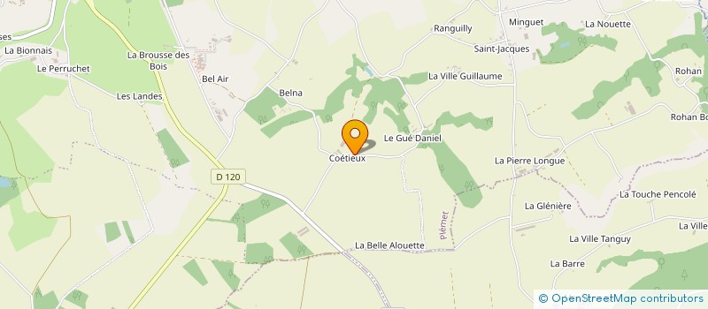localisation de l'entreprise LA VOIE DOUCE à PLEMET