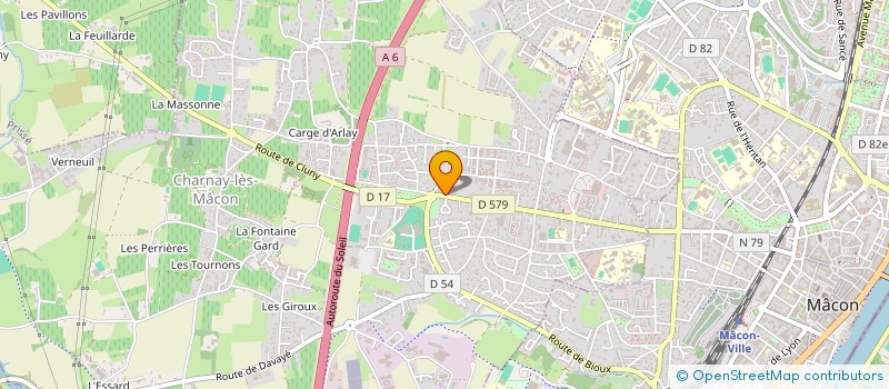 localisation de l'entreprise LA VOIE DU BIO  CHARNAY-LES-MACON