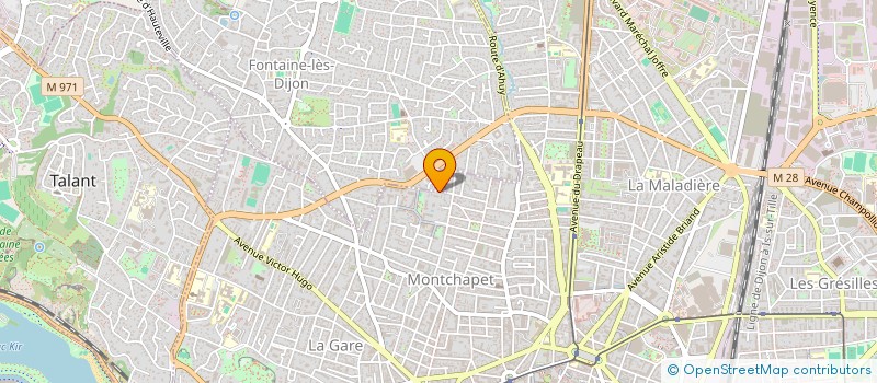 localisation de l'entreprise LA VOIE DU CODE  FONTAINE-LES-DIJON