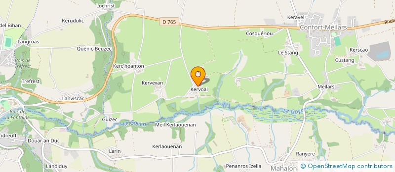 localisation de l'entreprise LA VOIE DU COEUR  MAHALON