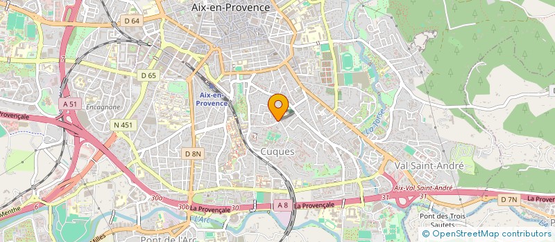 localisation de l'entreprise LA VOIE DU LOUP à AIX-EN-PROVENCE
