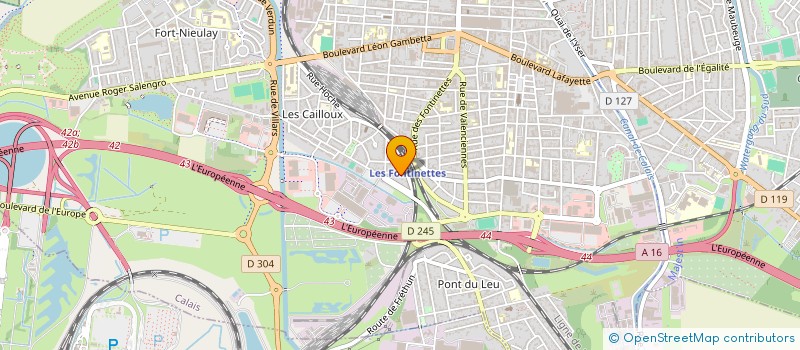 localisation de l'entreprise LA VOIE DU MIEUX-ETRE à CALAIS