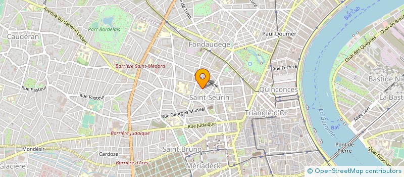 localisation de l'entreprise LA VOIE DU REIKI  BORDEAUX