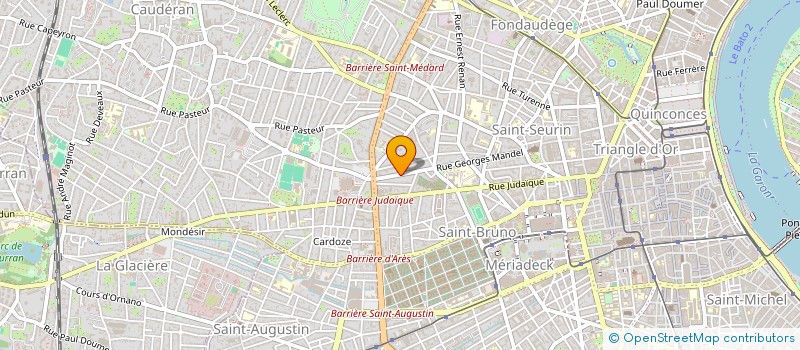 localisation de l'entreprise LA VOIE DU SABLE  BORDEAUX