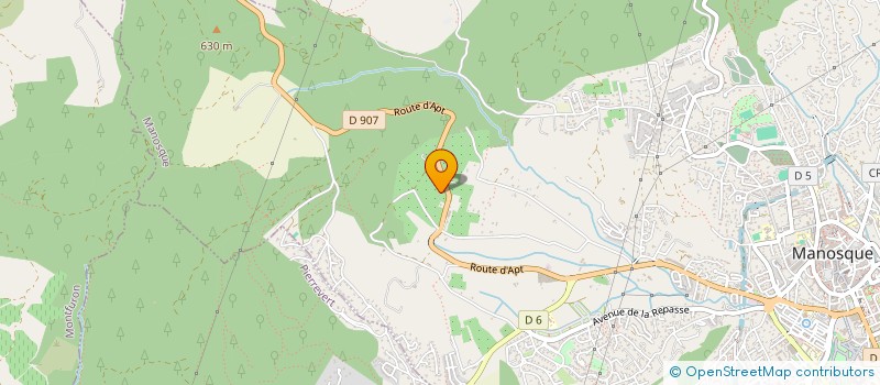 localisation de l'entreprise LA VOIE DU SOUFFLE à MANOSQUE