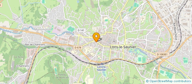 localisation de l'entreprise LA VOIE DU SYLPHE à LONS-LE-SAUNIER