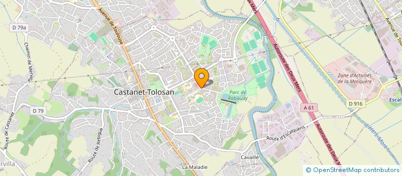 localisation de l'entreprise LA VOIE DU THALOS à CASTANET-TOLOSAN