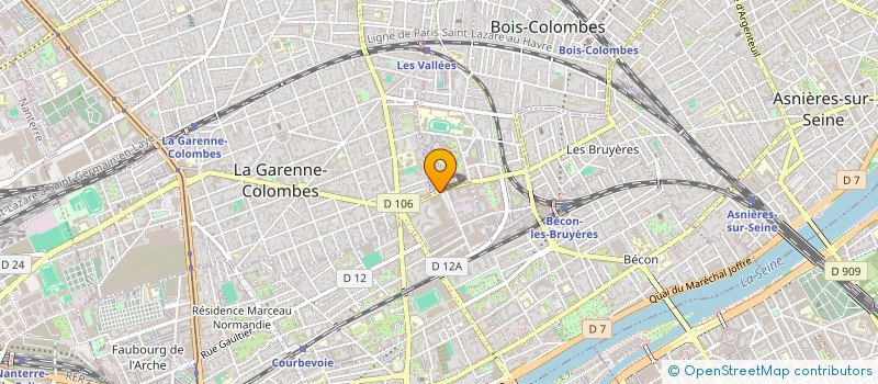 localisation de l'entreprise LA VOIE EN FRANCE à COURBEVOIE