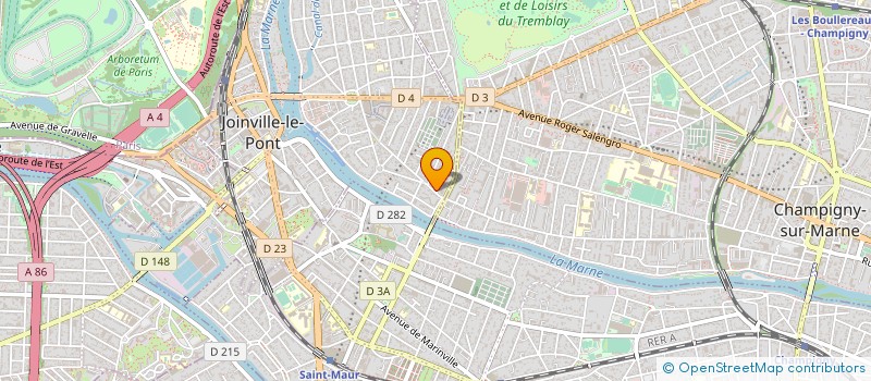 localisation de l'entreprise LA VOIE ETERNELLE à JOINVILLE-LE-PONT