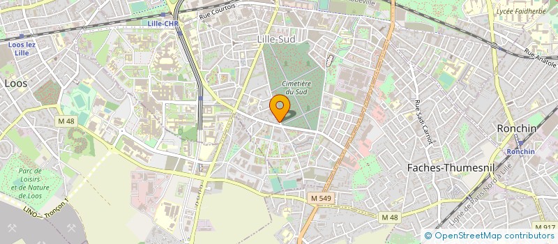 localisation de l'entreprise LA VOIE EXPRESSE à LILLE