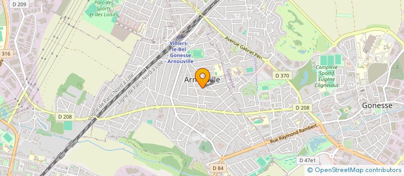 localisation de l'entreprise LA VOIE IMMO  ARNOUVILLE