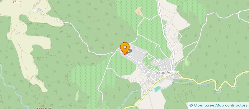 localisation de l'entreprise LA VOIE LACTEE  BRUE-AURIAC