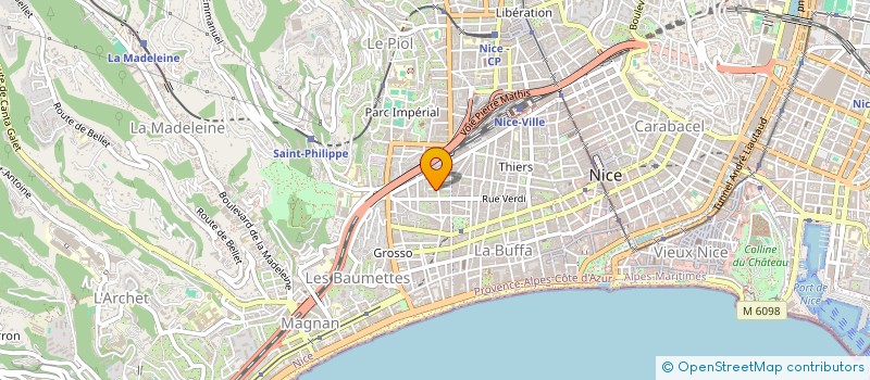 localisation de l'entreprise LA VOIE LACTEE à NICE