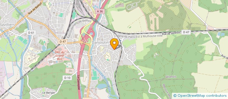 localisation de l'entreprise LA VOIE LACTEE à MEROUX-MOVAL