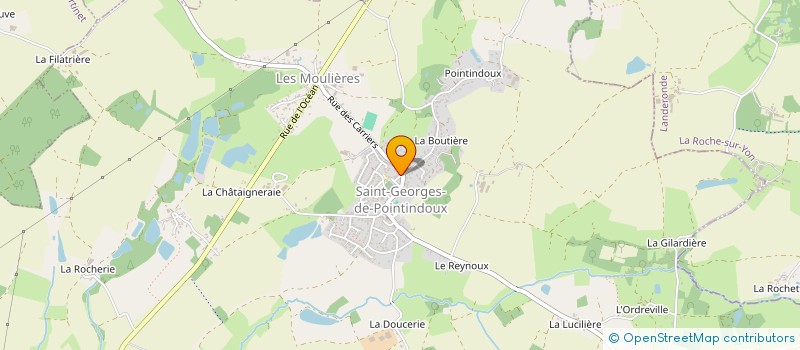 localisation de l'entreprise LA VOIE LACTEE DE MARION  SAINT-GEORGES-DE-POINTINDOUX