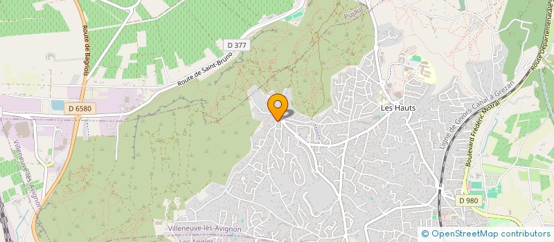 localisation de l'entreprise LA VOIE MEDIANE  VILLENEUVE-LES-AVIGNON
