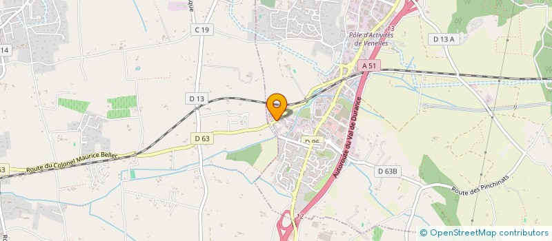 localisation de l'entreprise LA VOIE ROYALE  VENELLES