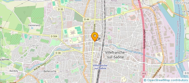 localisation de l'entreprise LA VOILE à VILLEFRANCHE-SUR-SAONE