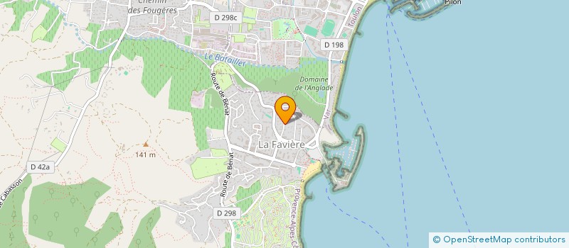 localisation de l'entreprise LA VOILE à BORMES-LES-MIMOSAS